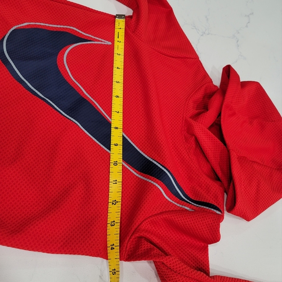 NWOT Nike Lightweight Waffle Pattern Hooded Boys Top Size 7 - Picture 7 of 10